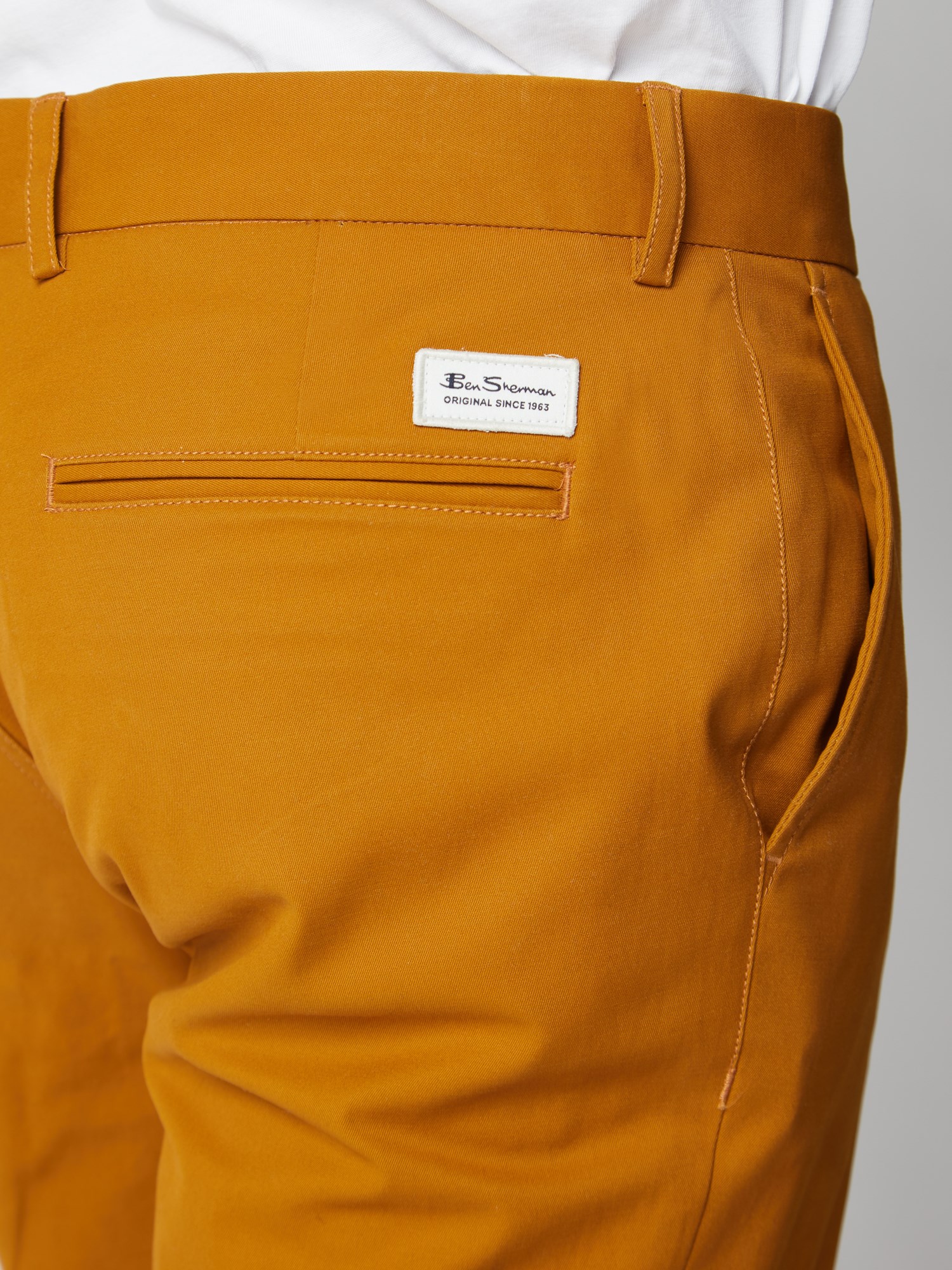 Signature Slim Fit Stretch Gold Chinos Ben Sherman Est 1963