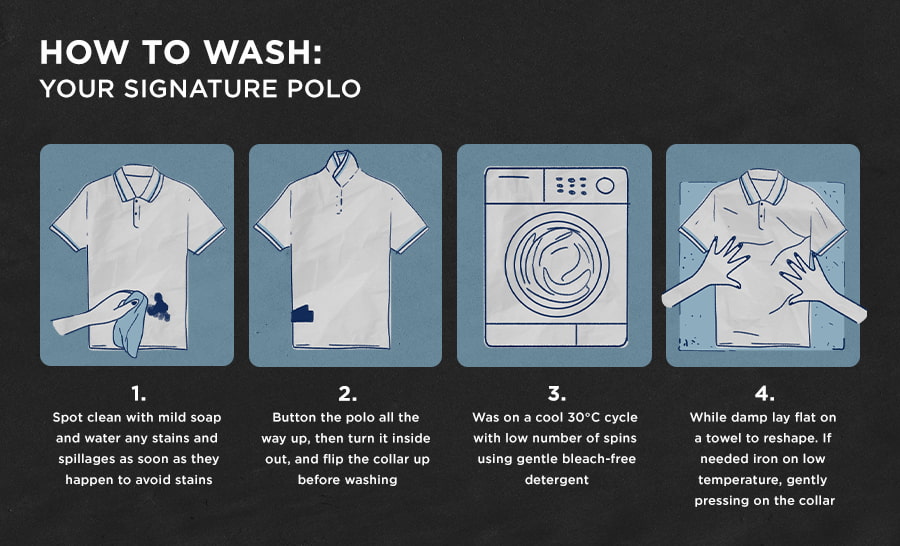 How to wash a polo
