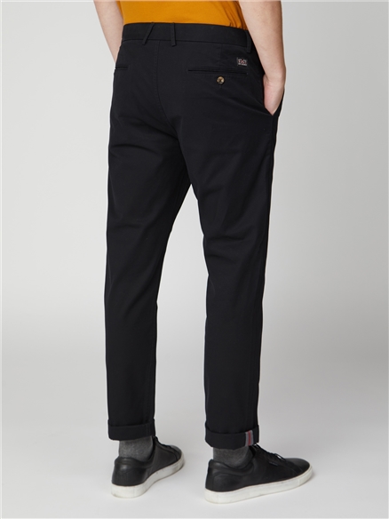 Jet Black Slim Stretch Chino