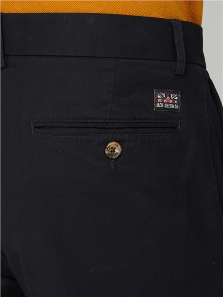 Jet Black Slim Stretch Chino