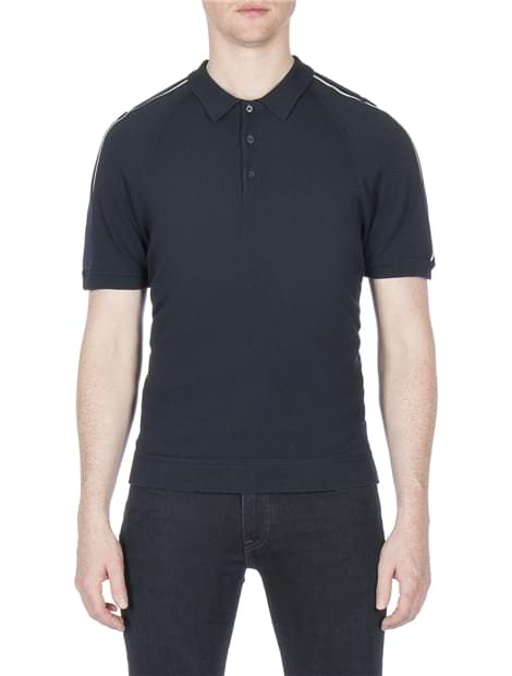 Piped Overarm Polo Shirt