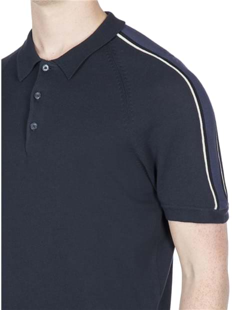 Piped Overarm Polo Shirt