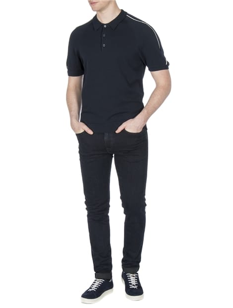 Piped Overarm Polo Shirt