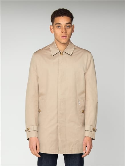 Beige Cotton Mac