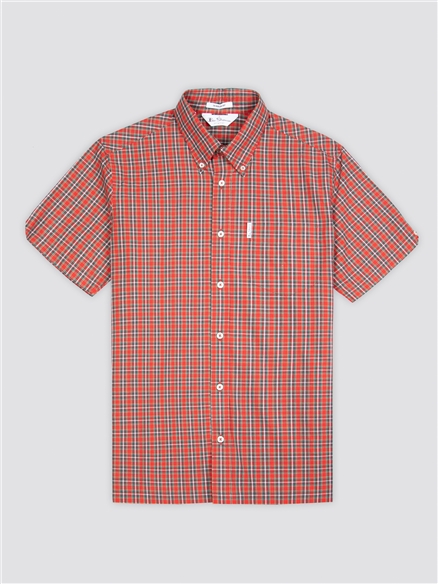 Archive Harrison Red Checked Button Down Shirt