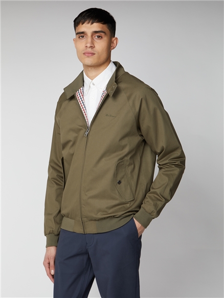 Signature Harrington Jacket - Khaki