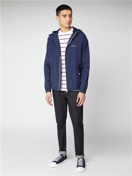 Navy Hooded Jacket