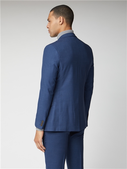 Bright Blue Fleck Slim Fit Suit 