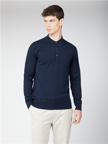 Signature Cotton Long Sleeve Polo