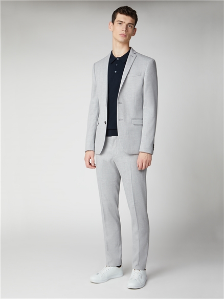 Cool Grey Structure Skinny Fit Suit