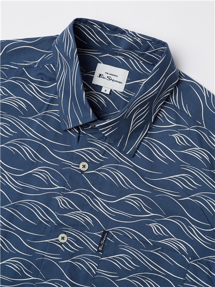 Wave Print Shirt