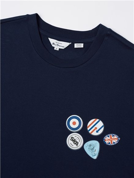 Mod Badge Print T-Shirt