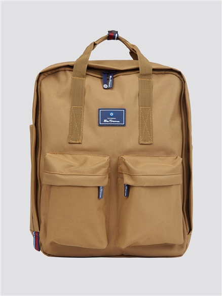 Ben sherman leather backpack hotsell