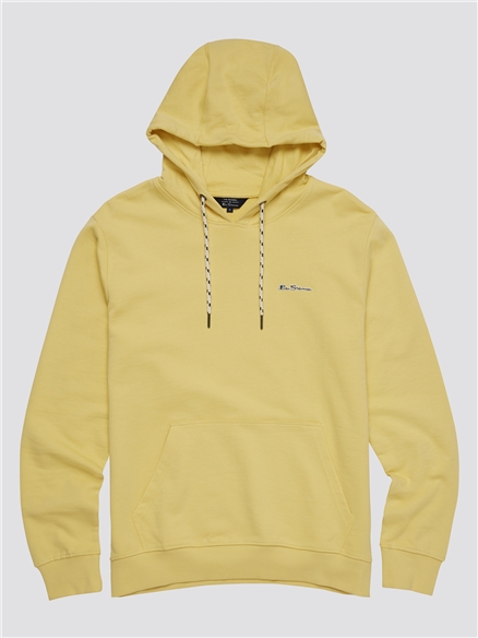 Yellow Hooded Sweatshirt