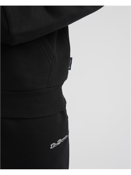 Raised Rubber Logo Hoodie