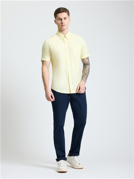 Short Sleeve Oxford Shirt in Corn