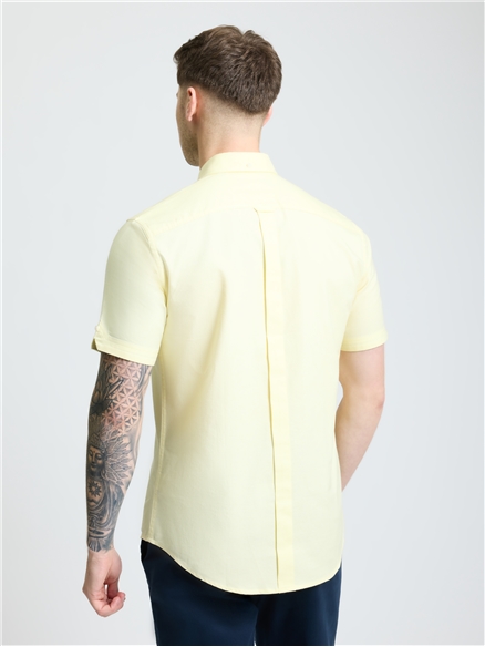 Short Sleeve Oxford Shirt in Corn