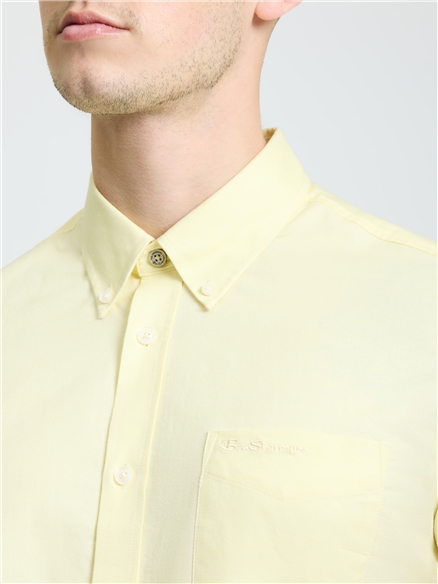 Short Sleeve Oxford Shirt in Corn
