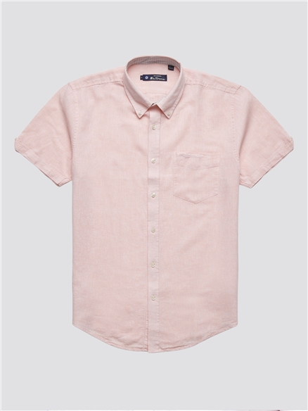 Linen Shirt - Pink