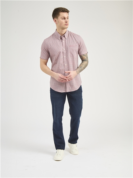 Short Sleeve Signature Gingham Shirt