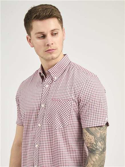 Short Sleeve Signature Gingham Shirt