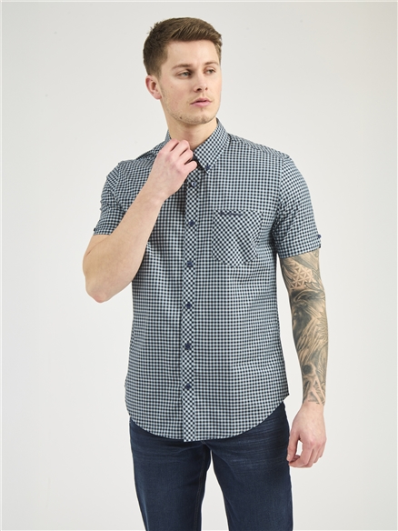 Short Sleeve 4mm Gingham Shirt