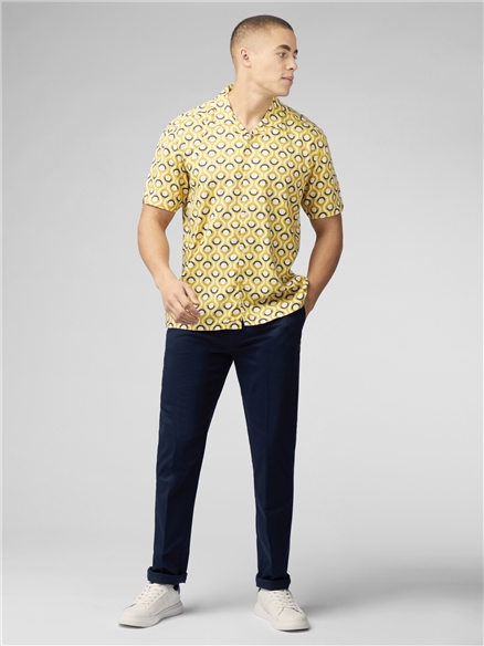 Retro Geo Print Shirt