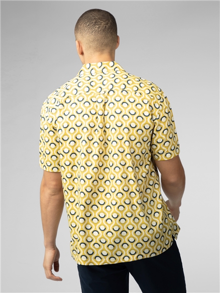 Retro Geo Print Shirt