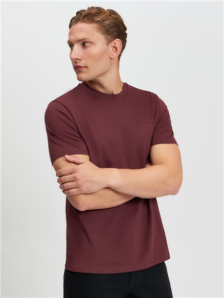 Embroidered Logo Tee