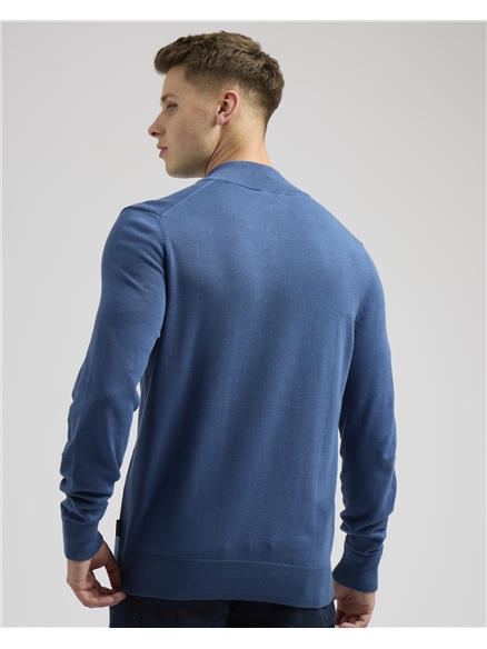 1/4 Zip Funnel Knit