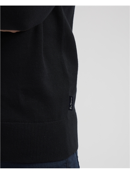 1/4 Zip Funnel Knit