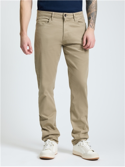 5 Pocket Bedford Trousers in Stone