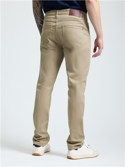 5 Pocket Bedford Trousers in Stone