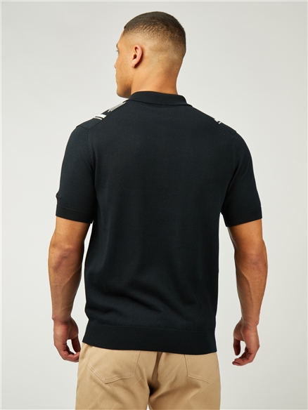 Argyle Jacquard Polo