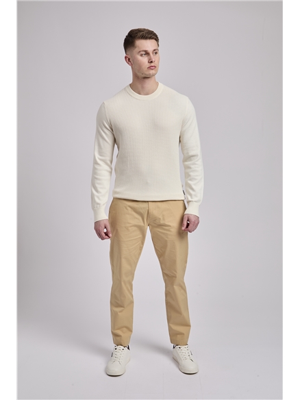 Textured Front Crew