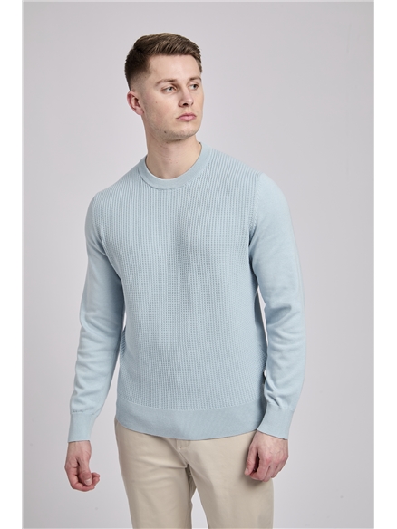 Textured Front Crew