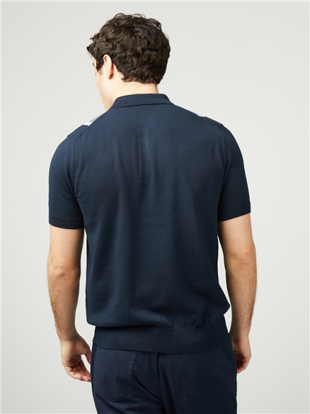 Vertical Stripe Polo