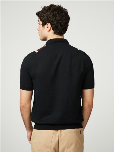 Vertical Stripe Polo