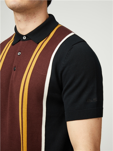 Vertical Stripe Polo