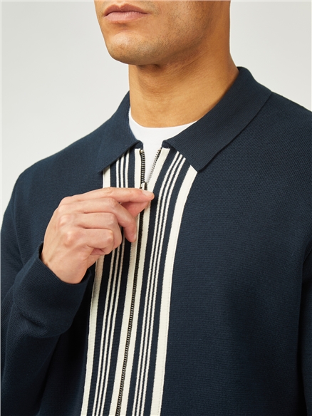 Textured Zip Through