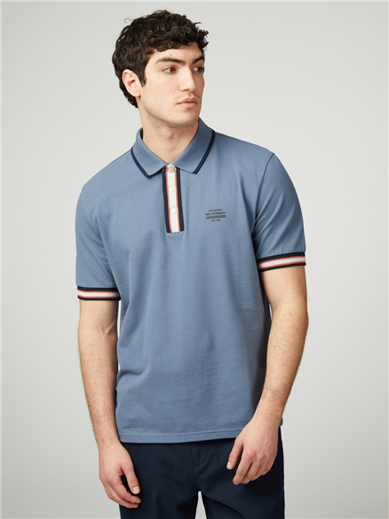 Placket Interest Polo