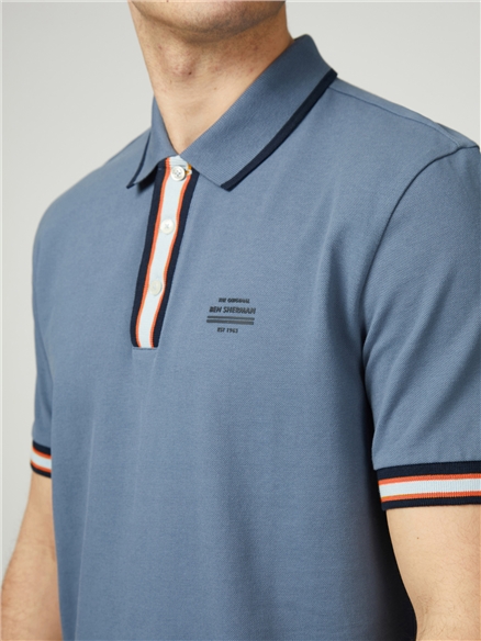 Placket Interest Polo