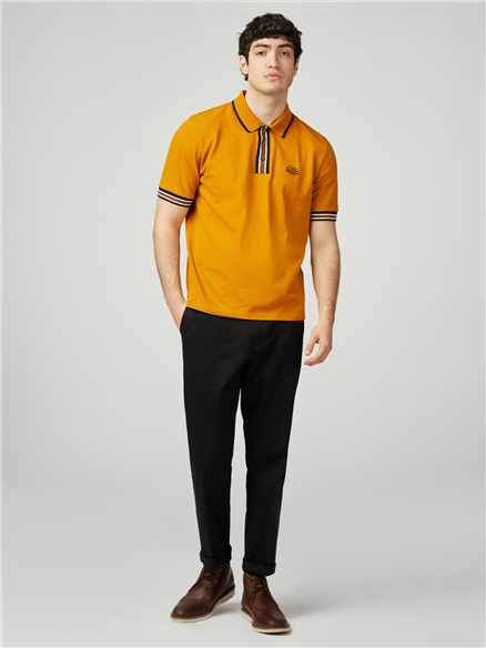 Placket Interest Polo