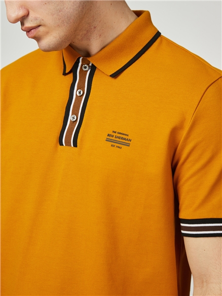 Placket Interest Polo