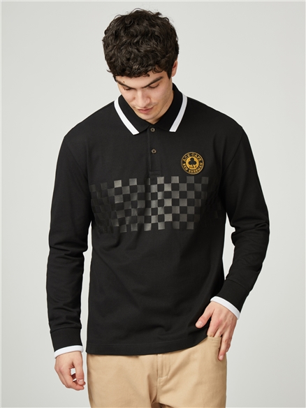 Ace Cafe Chequerboard Long Sleeve Tee