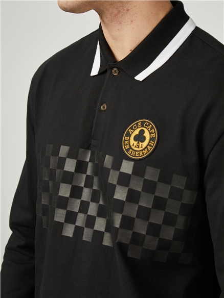 Chequerboard Long Sleeve Tee