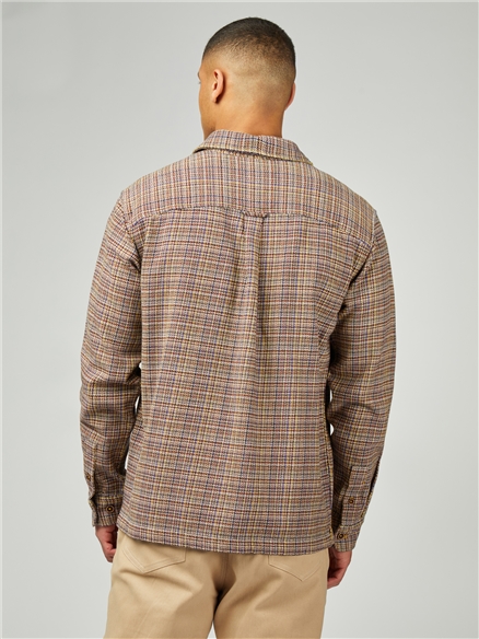 Diffused Plain Overshirt