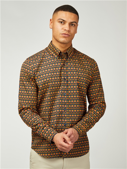 Retro Print Shirt