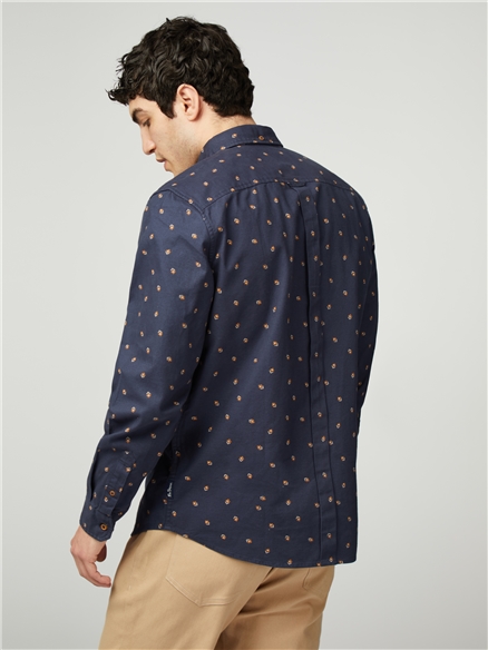 Scattered Geo Print Brushed