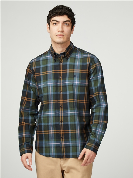 Oversized Tartan Check Shirt